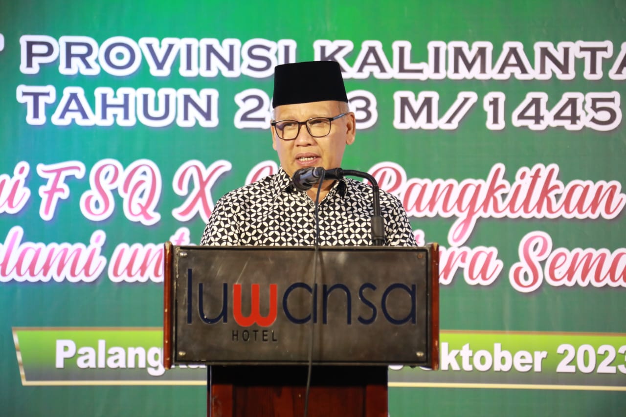 Sahli Suhaemi Buka Festival Seni Qasidah X Tingkat Provinsi Kalteng