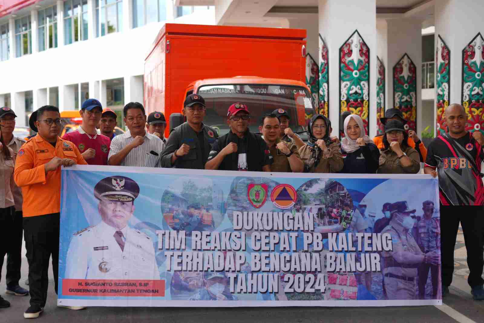 BPBPK Prov. Kalteng Kawal Distribusi Bantuan Logistik Bencana Banjir