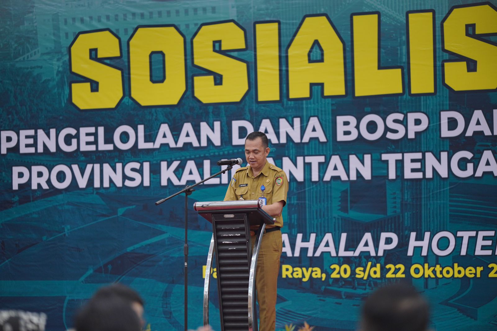 Plh Sahli Pemkumpol Ahmad Husain Buka Sosialisasi Pengelolaan Dana BOSP dan BOSDA