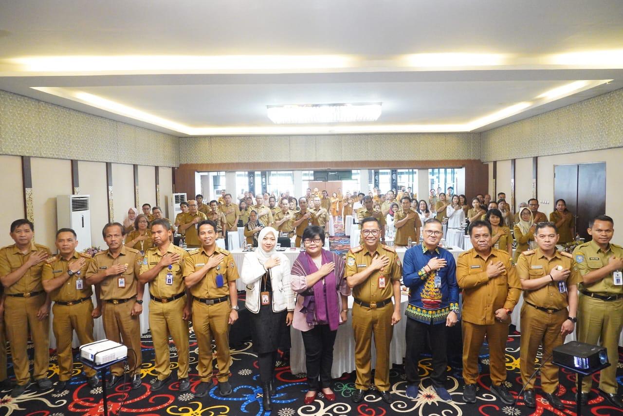 Kepala Bappedalitbang Prov. Kalteng Leonard S. Ampung Buka Rakor Kelitbangan se-Kalteng