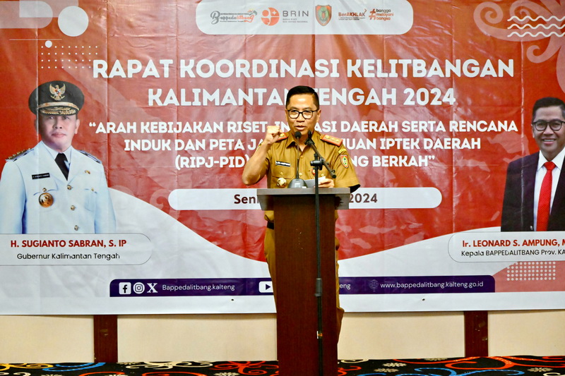 Bappedalitbang Prov. Kalteng Gelar Rakor Penelitian dan Pengembangan Se-Kalteng Tahun 2024