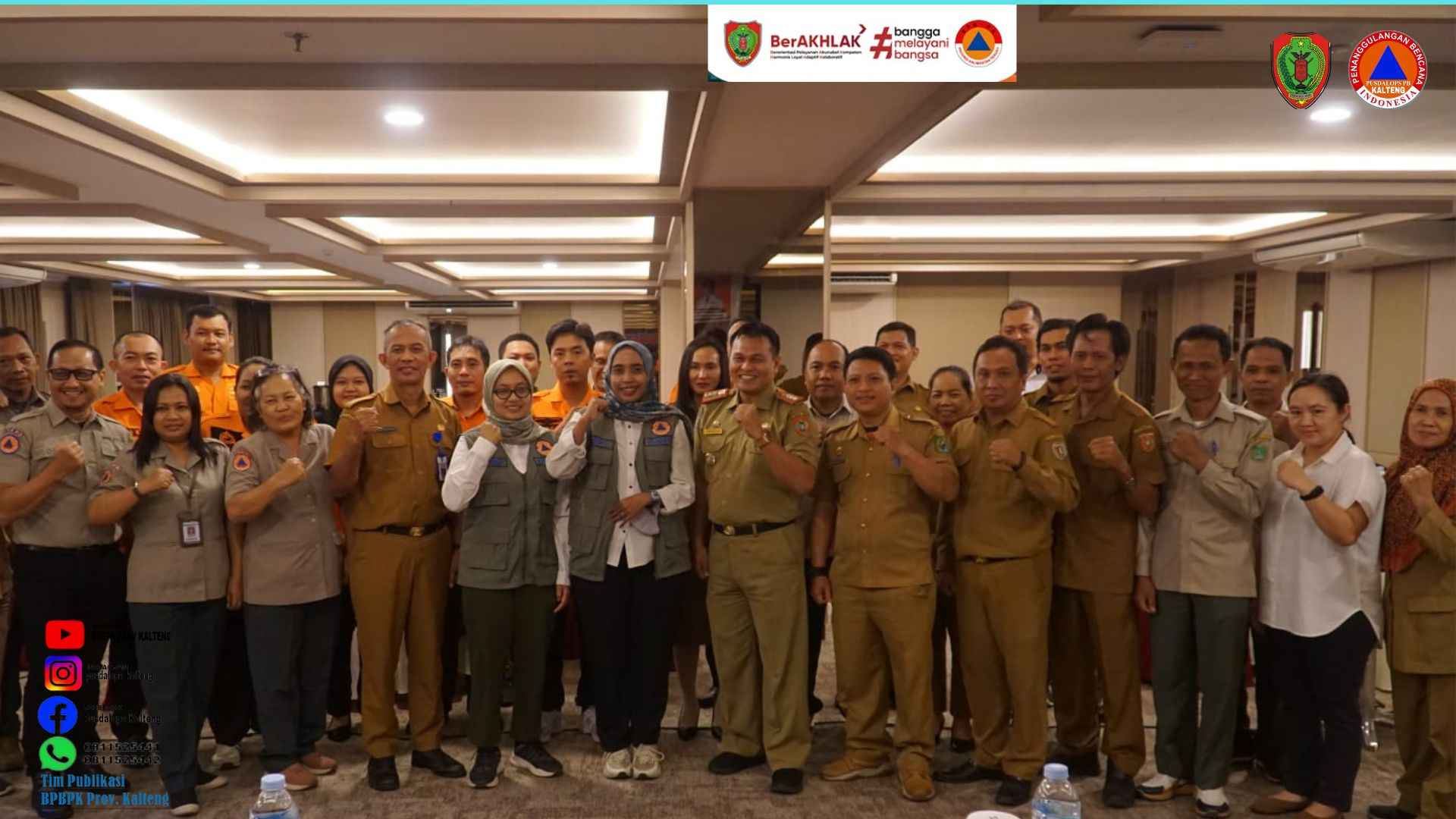 BPBPK Prov. Kalteng Gelar Pelatihan Fasilitator Desa Tangguh Bencana pada Sub Kegiatan Pelatihan Pencegahan dan Mitigasi Bencana