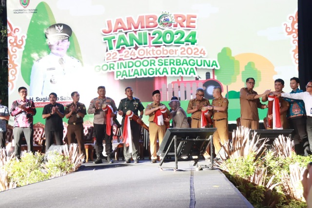 Gubernur Kalteng Sugianto Sabran Buka Jambore Tani Tahun 2024