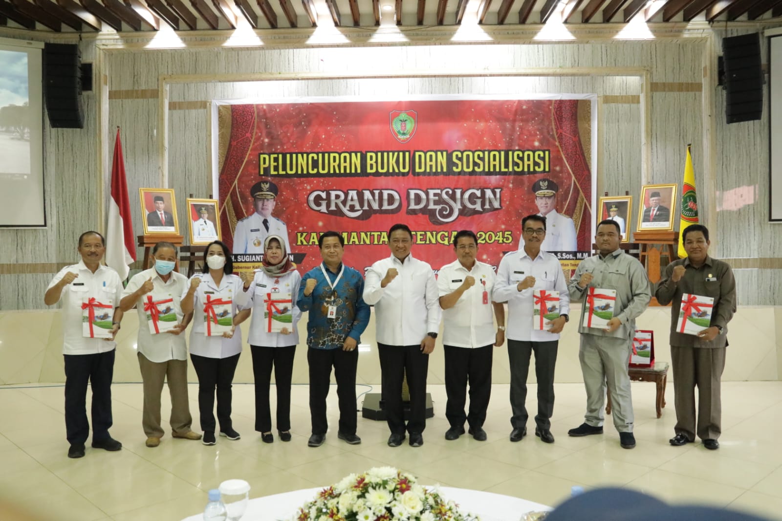 Wagub Kalteng Edy Pratowo Buka Sosialisasi Buku Grand Design Kalimantan Tengah 2045