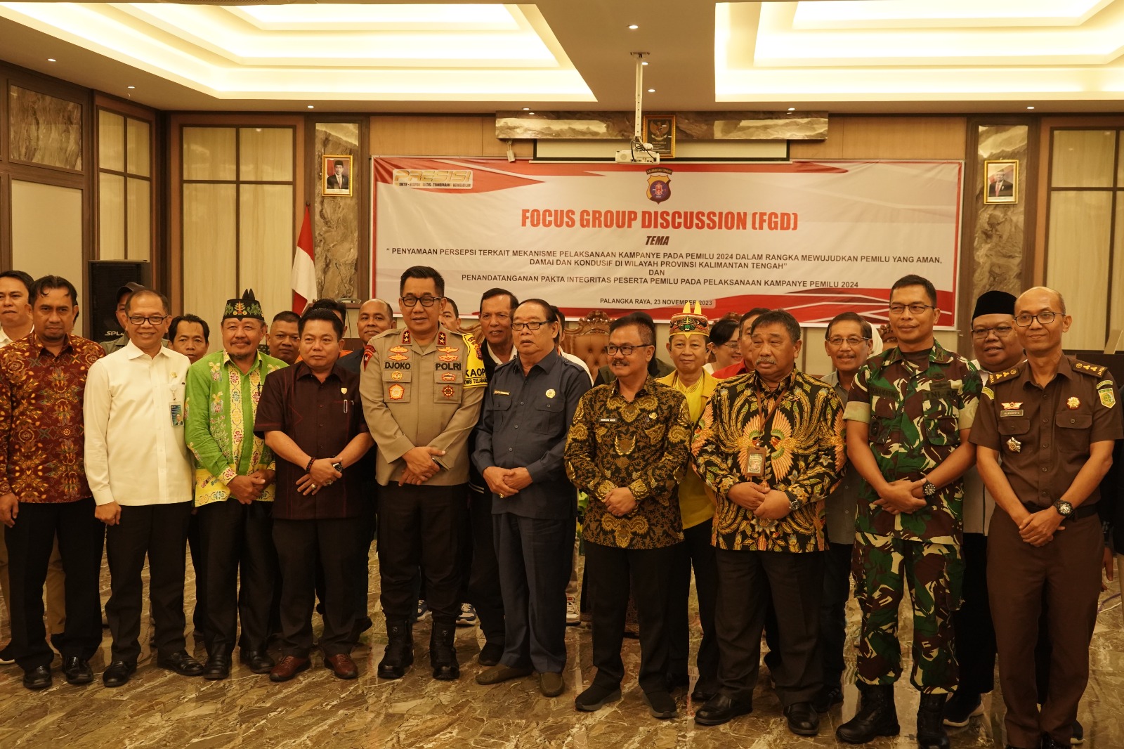 Herson B. Aden Hadiri FGD Tentang Penyamaan Persepsi Terkait Mekanisme Pelaksanaan Kampanye