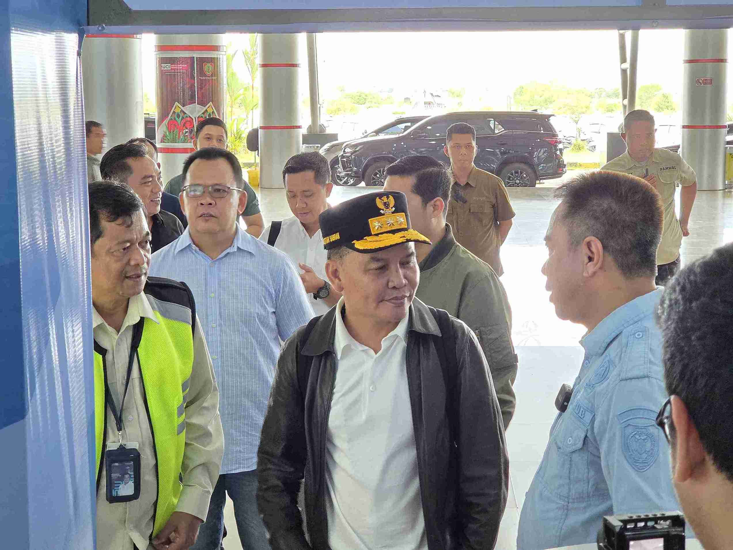 Gubernur Kalteng Agustiar Sabran Lakukan Monitoring dan Kunjungan ke Bandar Udara Tjilik Riwut