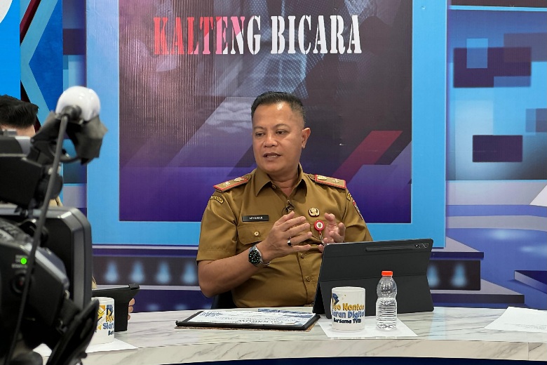 Kadis PMD Prov. Kalteng Aryawan Hadir Sebagai Narasumber Dalam Program TVRI Kalteng