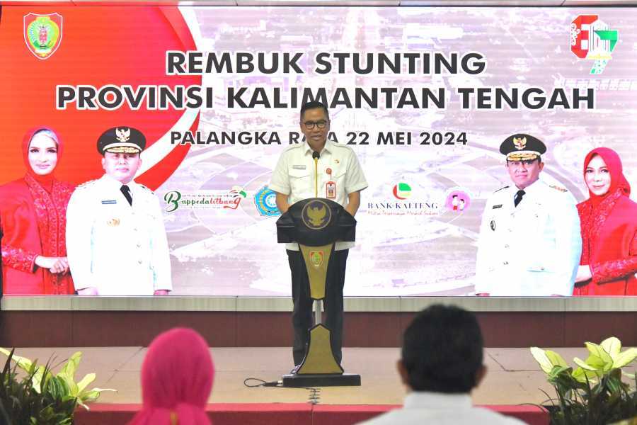 Wagub Kalteng Buka Rembuk Stunting Prov. Kalteng Tahun 2024