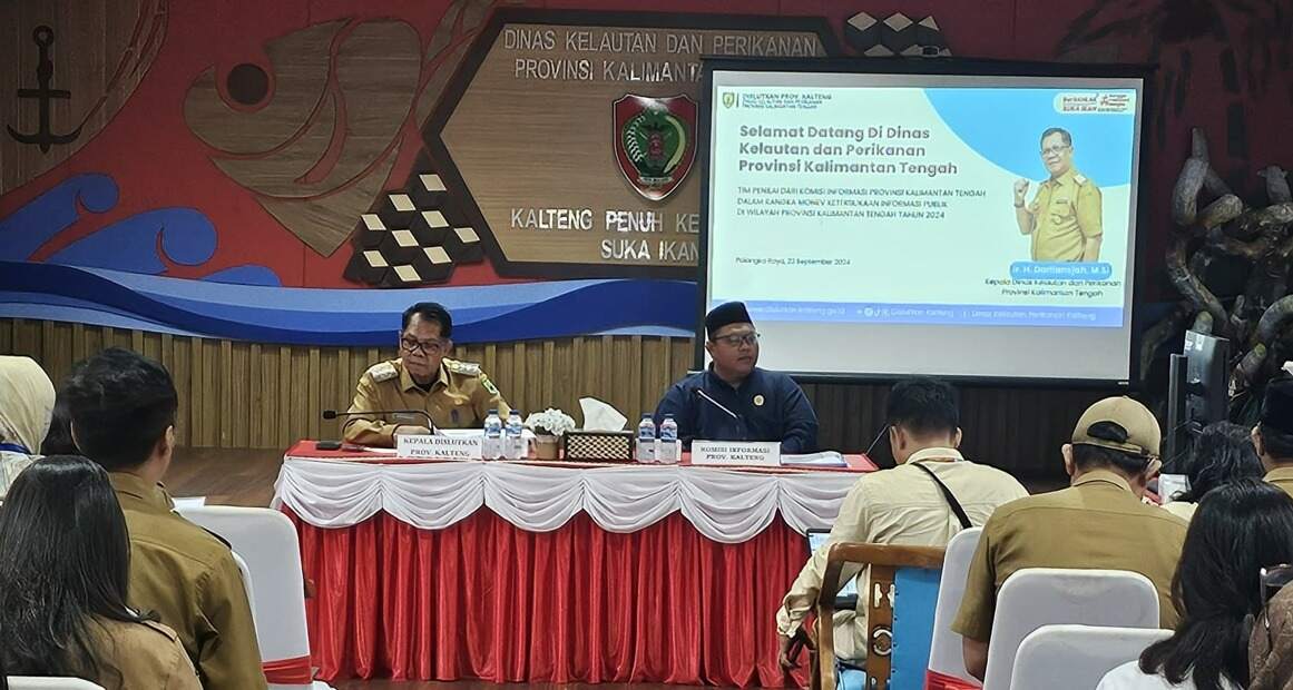 Dislutkan Prov. Kalteng Terima Kunjungan Tim Penilai dari Komisi Informasi Prov. Kalteng