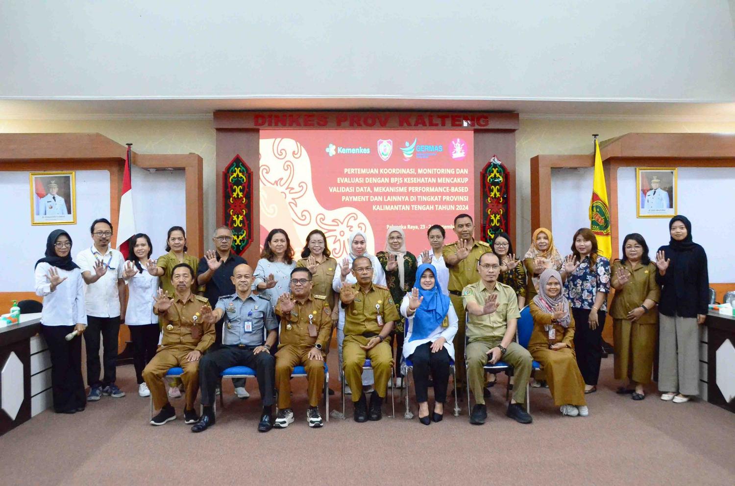 Dinkes Prov. Kalteng Gelar Pertemuan Koordinasi, Monitoring dan Evaluasi dengan BPJS Kesehatan