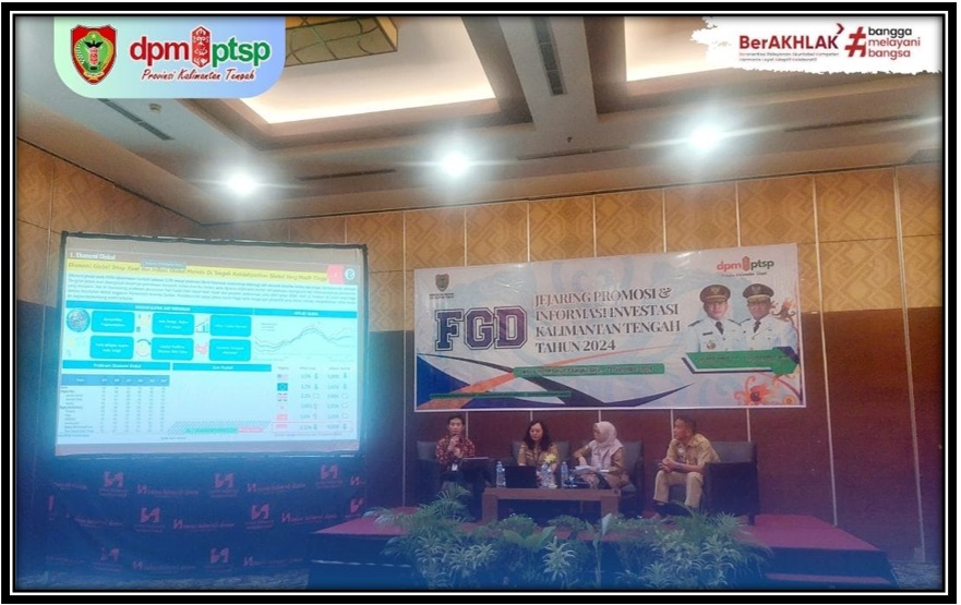 DPMPTSP Prov. Kalteng Gelar FGD Jejaring Promosi dan Informasi Investasi