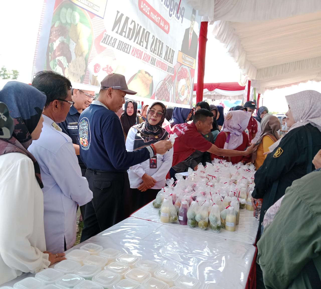 Hanpang Prov. Kalteng Gelar Gerakan Pangan Murah