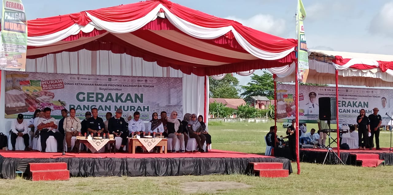 Hanpang Prov. Kalteng Gelar Gerakan Pangan Murah