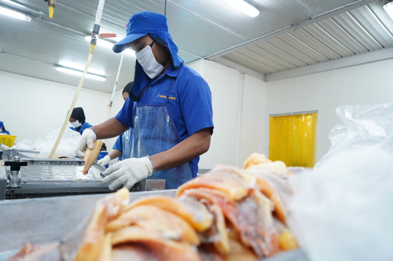 KKP membuat inovasi alat pengupas kulit ikan lebih efisien