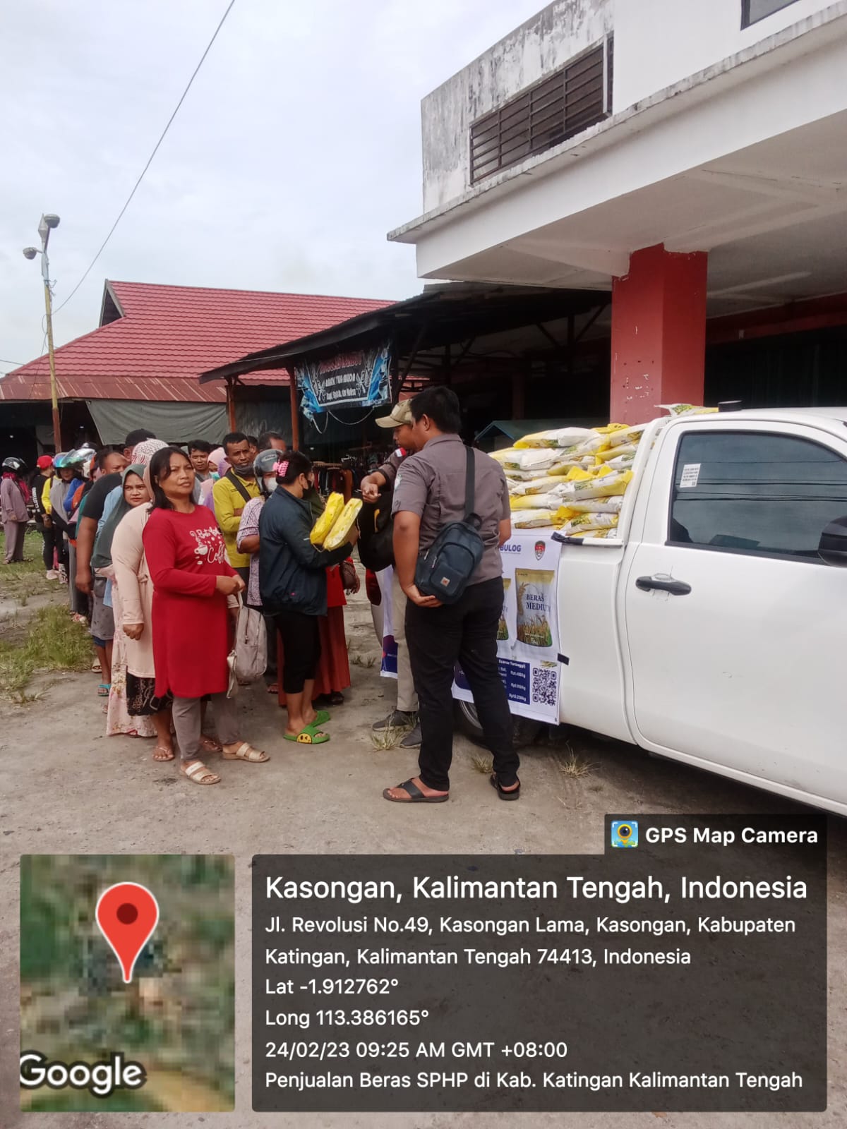 Pemprov. Kalteng Bekerja Sama Dengan Perum Bulog Lakukan Intervensi Pasar di Kab. Katingan