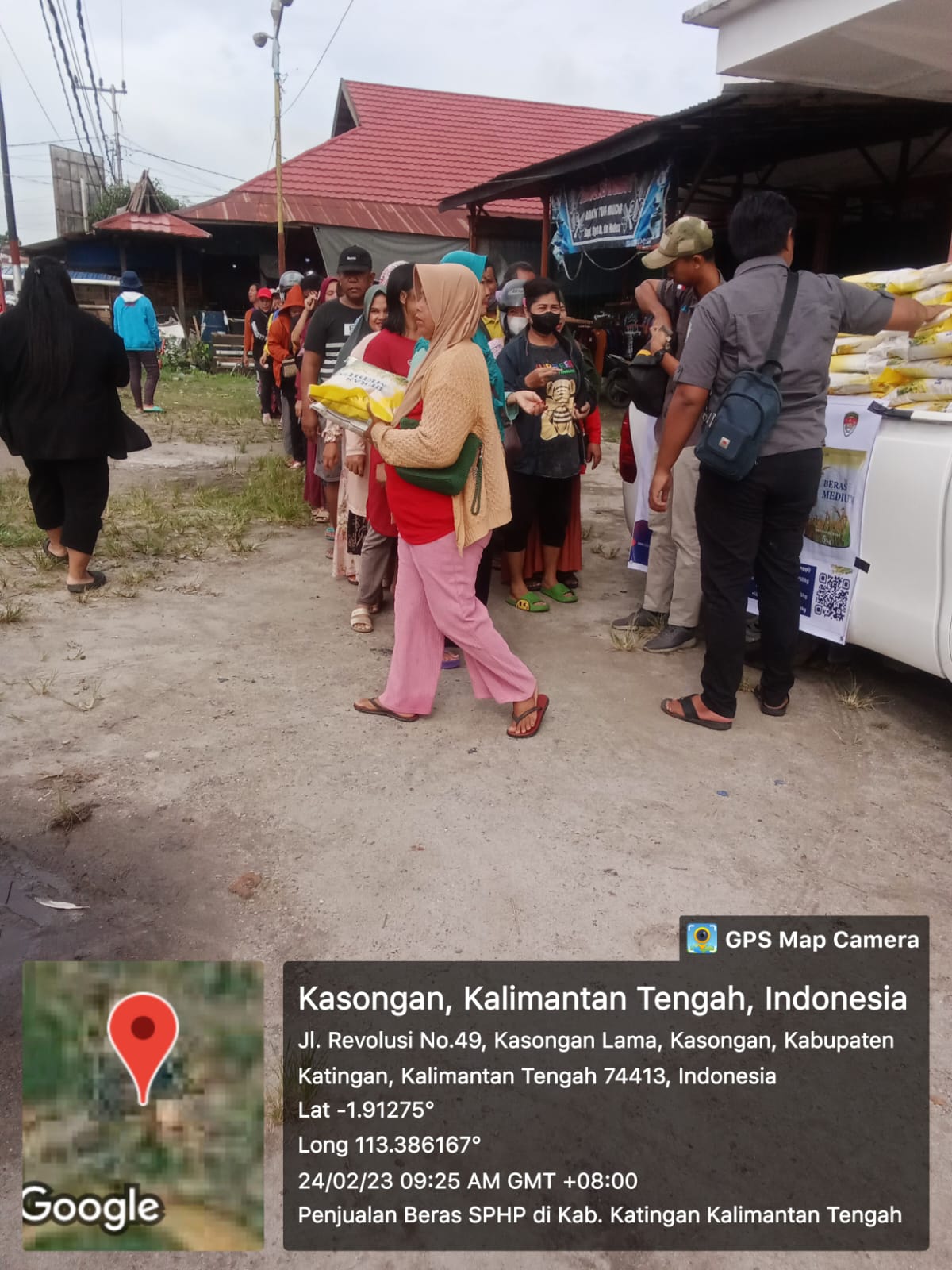 Pemprov. Kalteng Bekerja Sama Dengan Perum Bulog Lakukan Intervensi Pasar di Kab. Katingan