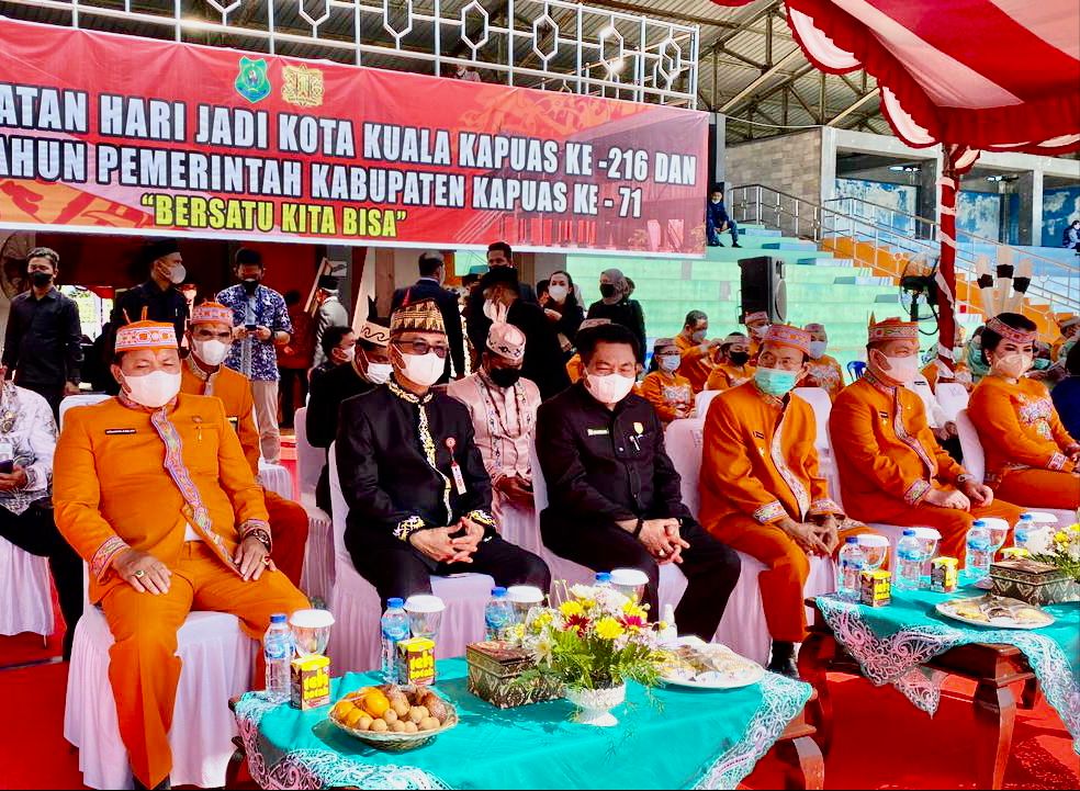 Upacara Hari Jadi Kota Kuala Kapuas ke-216 Dan Ulang Tahun Pemerintah Kab. Kapuas ke-71