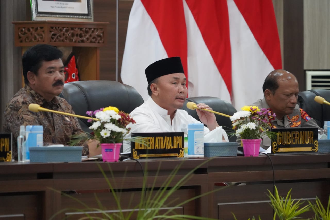 Gubernur Kalteng Hadiri Pertemuan Bersama Menteri Agraria dan Tata Ruang/Kepala Badan Pertanahan Nasional