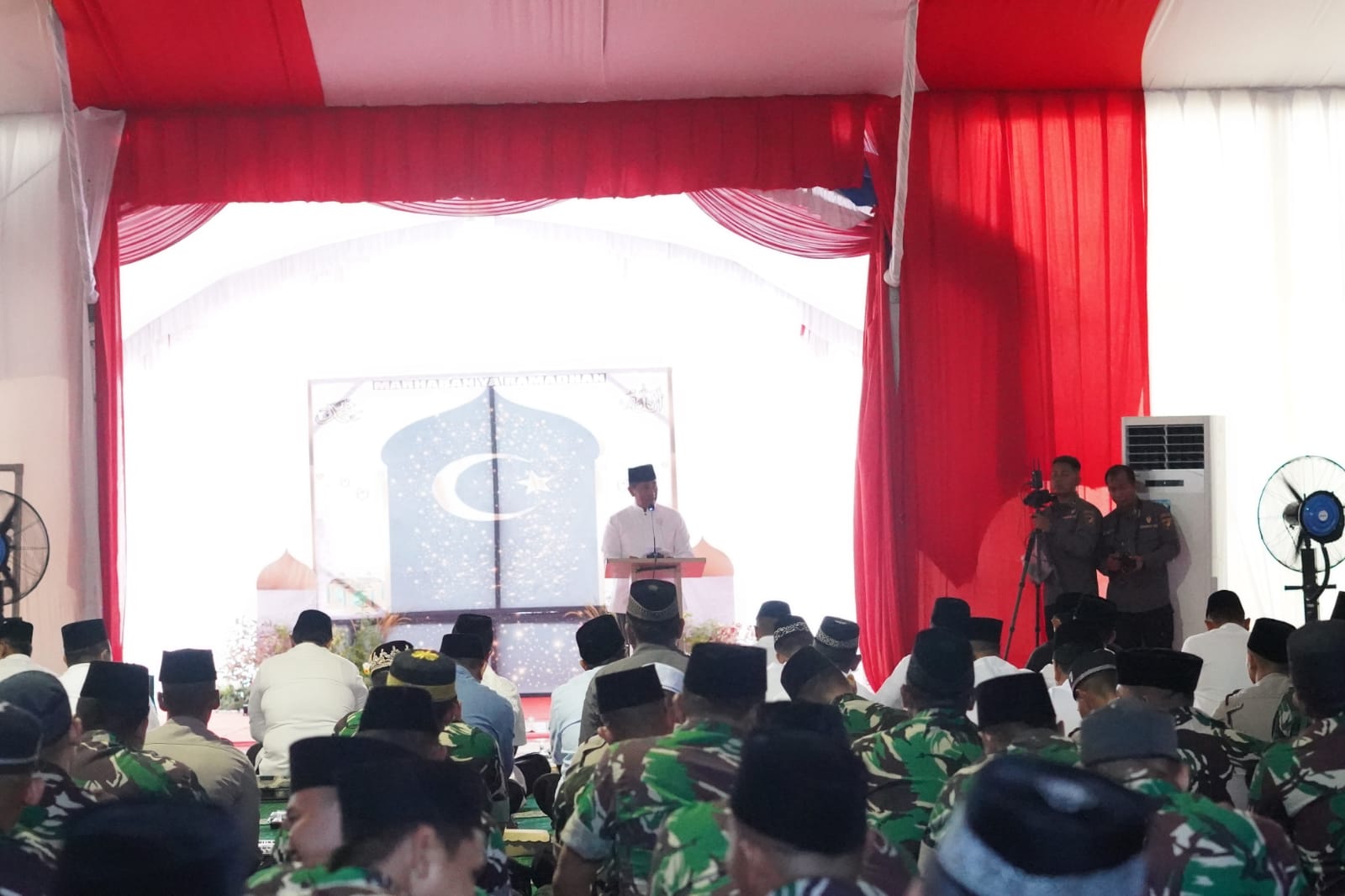 Wagub Edy Pratowo Hadiri Safari Ramadan Pangdam XII/Tpr dan Syukuran HUT ke-50 Korem 102/Panju Panjung Tahun 2024