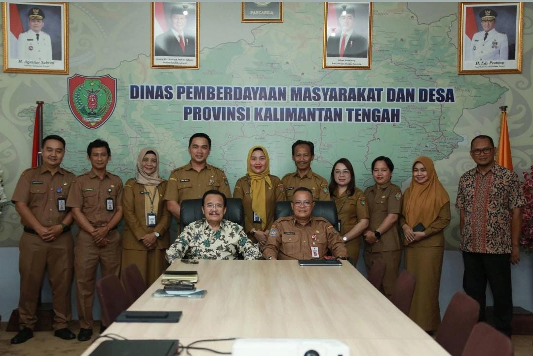 Anggota Komisi I DPD RI Dapil Kalteng Agustin Teras Narang Lakukan Reses ke Dinas PMD Prov Kalteng