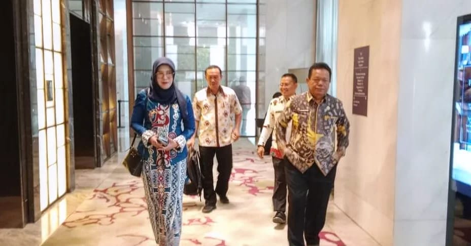 Sekretaris DPRD Pajarudinnoor Didampingi Kepala Bagian Umum Putie Fitri Jaya Hadiri Rakor Lintas Sektor