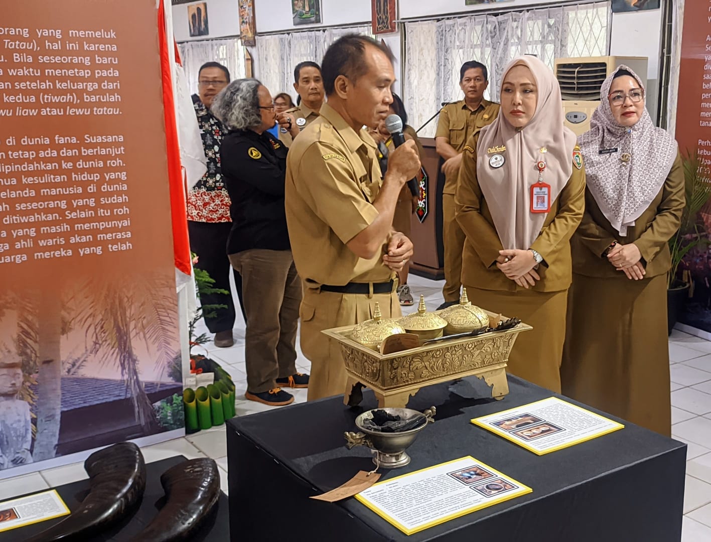 Dinas Kebudayaan dan Pariwisata Melalui UPT. Museum Balanga Kalteng Gelar Pameran Temporer