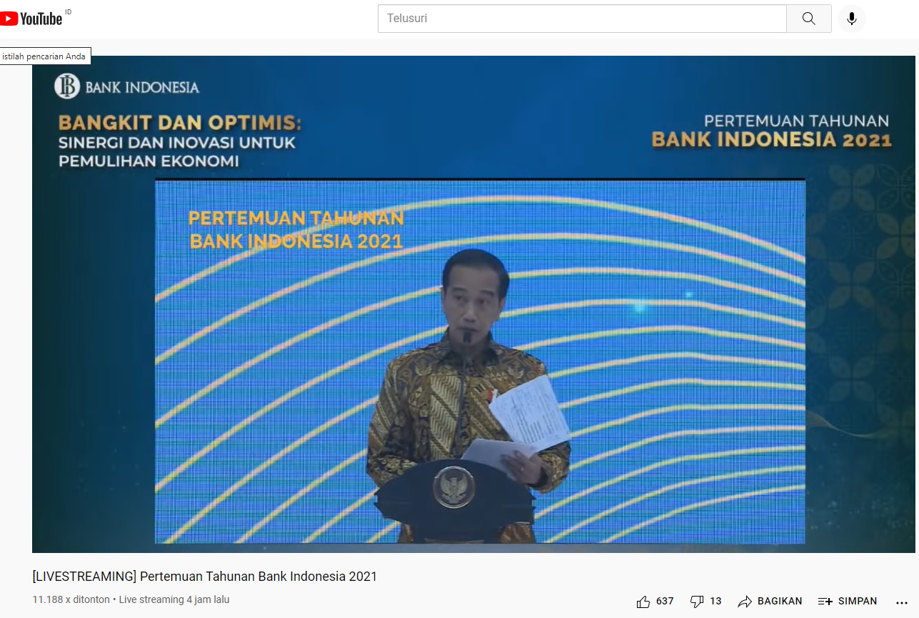 Pertemuan Tahunan Bank Indonesia Dihadiri Gubernur Kalteng