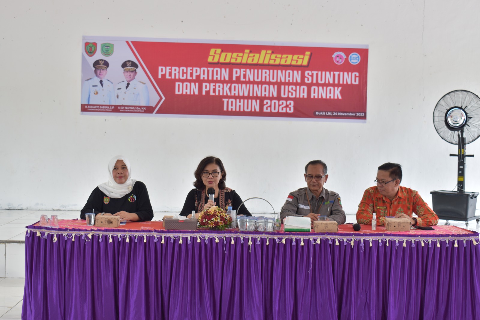 DP3APPKB Gelar Sosialisasi Percepatan Penurunan Stunting dan Perkawinan Usia Anak Sekaligus Pembentukan Pokja Pemberdayaan Kewirausahaan Perempuan