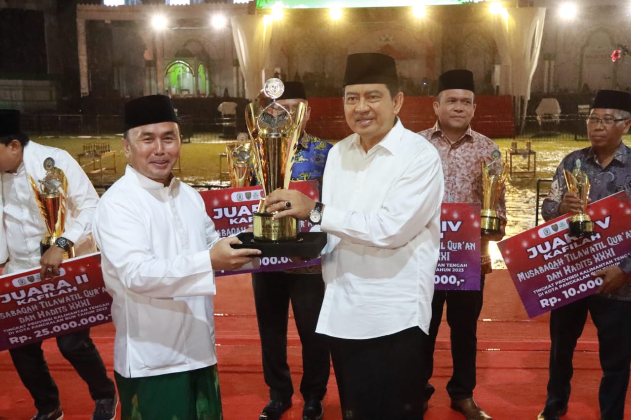 Gubernur Kalteng Sugianto Sabran Tutup MTQH XXXI Tingkat Provinsi Kalteng Tahun 2023