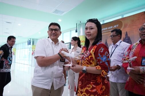 Disbudpar Prov. Kalteng Sambut Penerbangan Langsung Palangka Raya-Yogyakarta