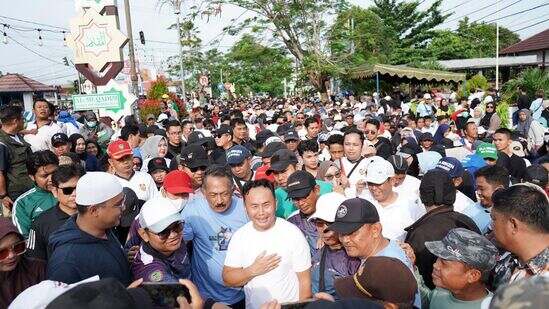 Kadisbudpar Kalteng Hadiri Jalan Sehat