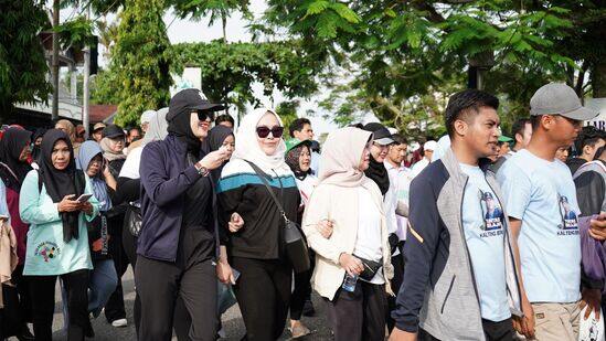 Kadisbudpar Kalteng Hadiri Jalan Sehat