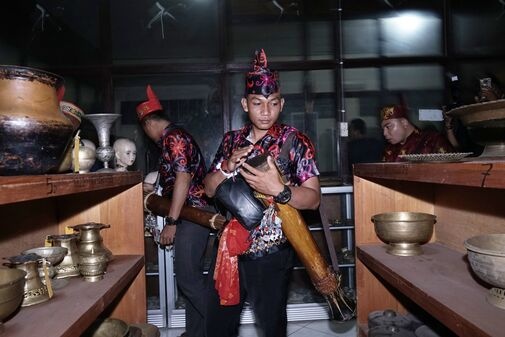 UPT Museum Balanga Kalteng Gelar Ritual Mamapas Manyadingen Ramu