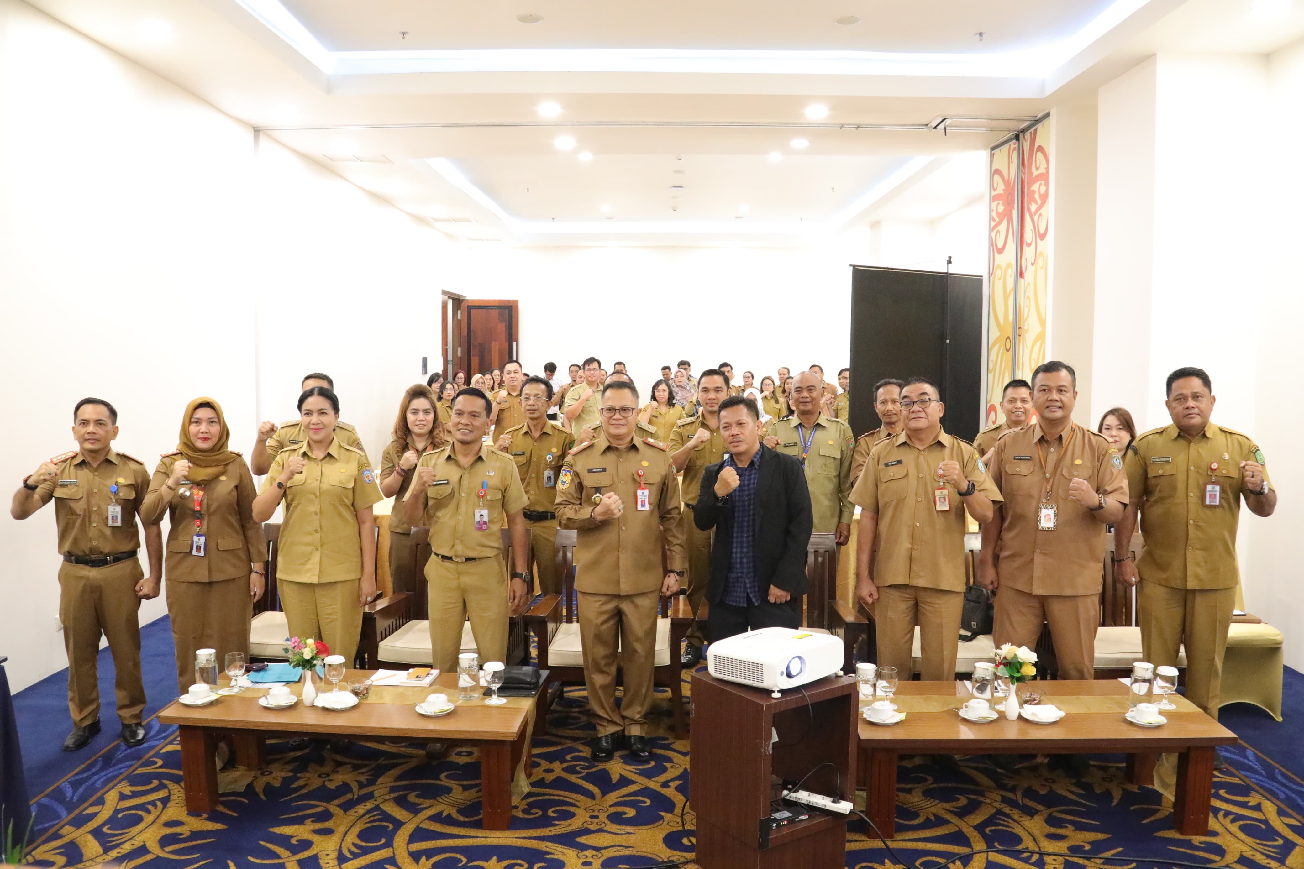 Dinas PMD Prov. Kalteng Gelar Rakernis Program dan kegiatan Dinas PMD se-Kalteng