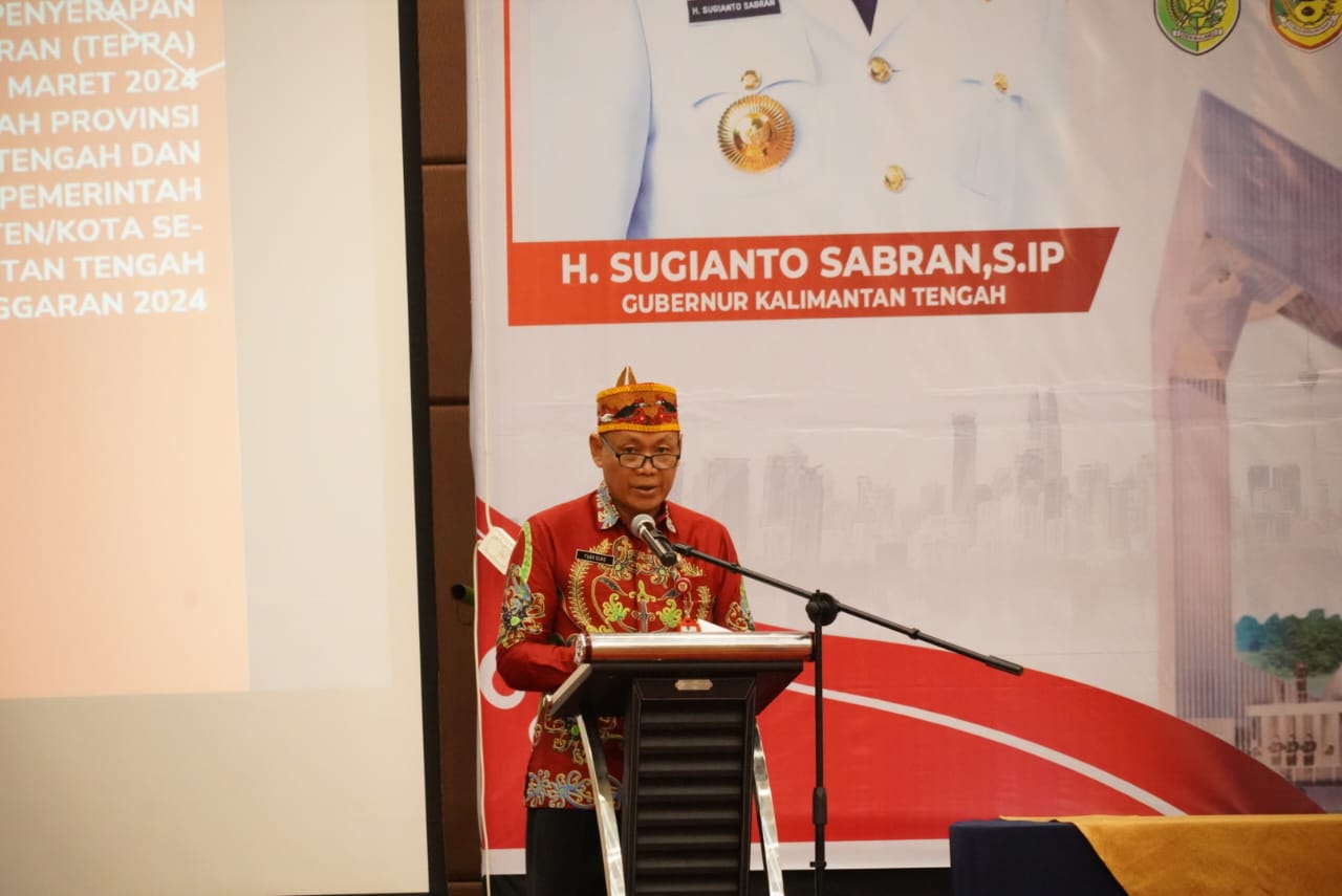 Wagub Kalteng Edy Pratowo Buka Rapat Tim Evaluasi Pengawasan Realisasi Anggaran Triwulan I Tahun 2024