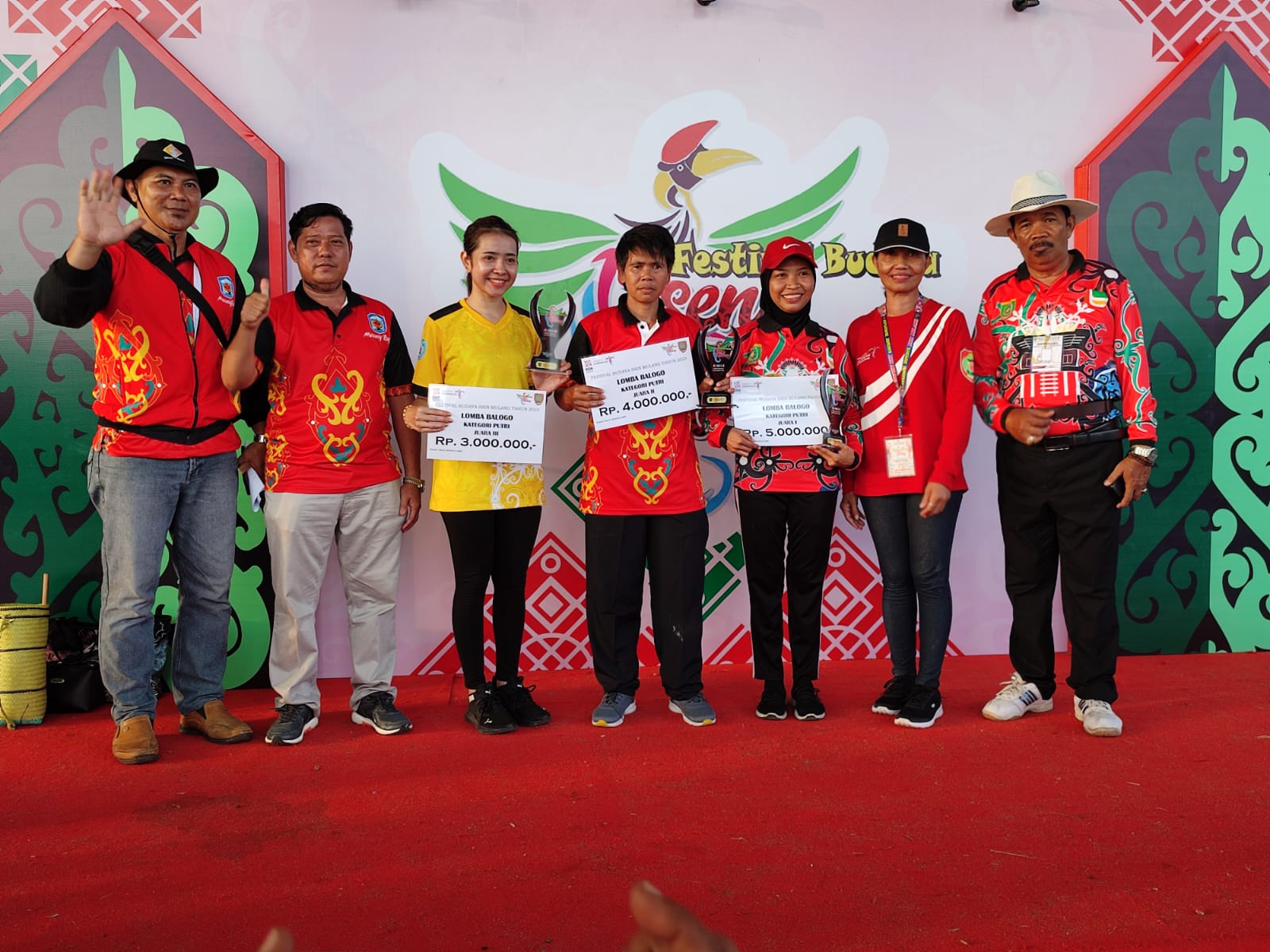 Bertajuk Kesenian dan Kebudayaan, Lomba Balogo Pada Festival Budaya Isen Mulang 2023