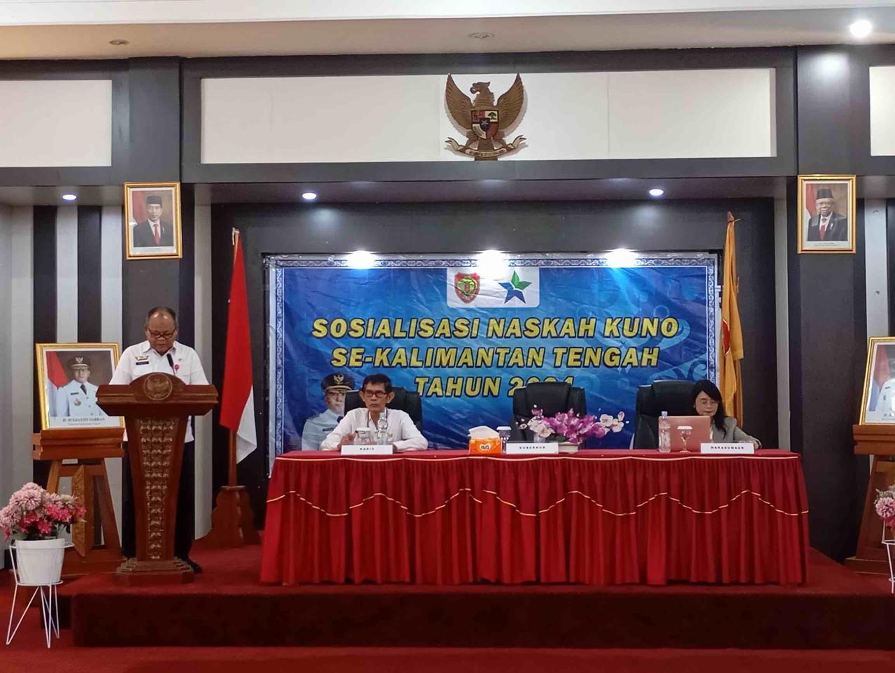 Pemprov Kalteng Melalui Dispursip Prov. Kalteng Gelar Sosialisasi Naskah Kuno