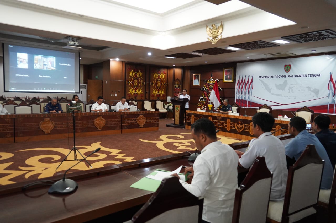 Kepala Dinas Sosial Eddy Karusman Bacakan Sambutan Tertulis Gubernur Kalteng Pada Advokasi ULD Bidang Ketenagakerjaan dan Pendidikan se-Kalteng