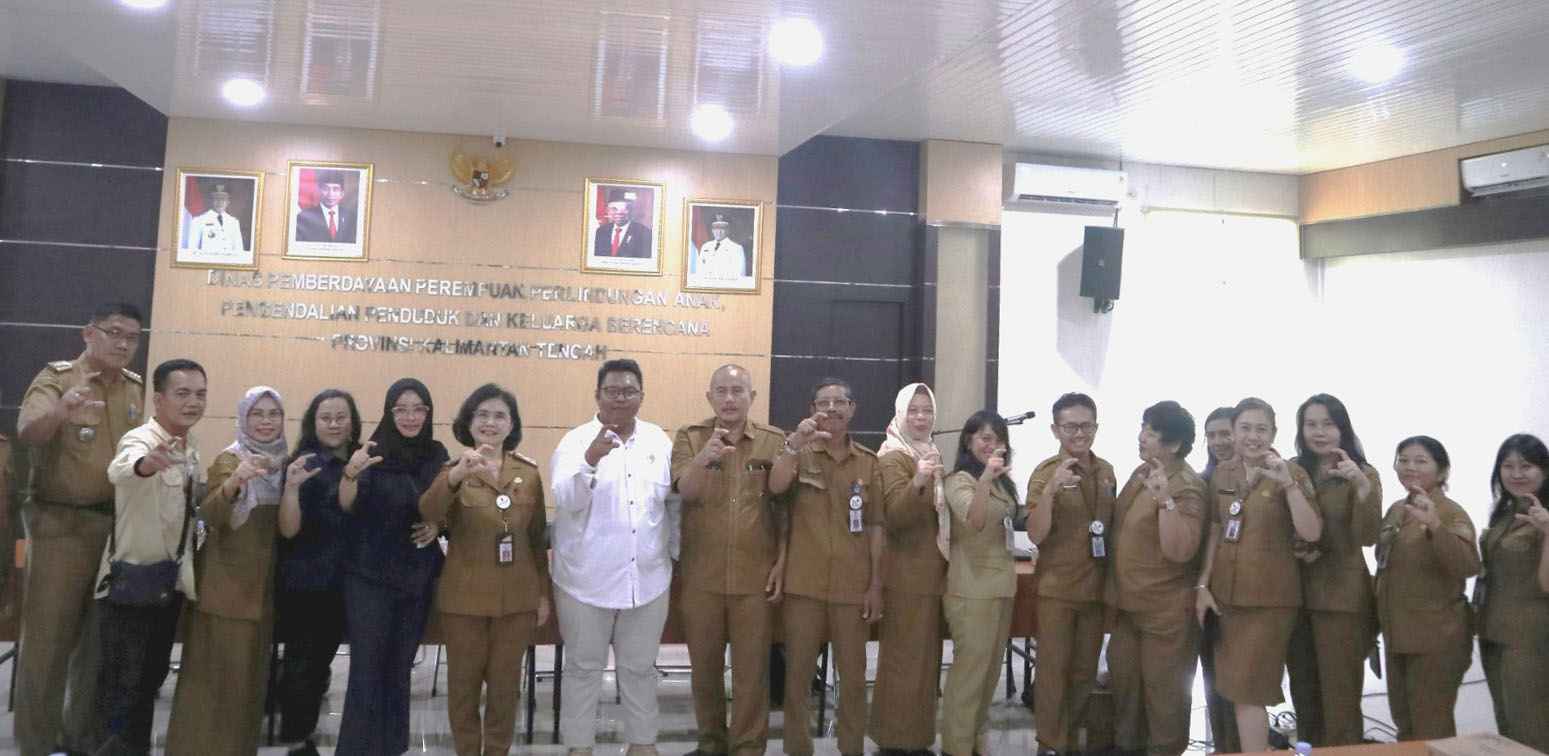 DP3APPKB Prov. Kalteng Terima Kunjungan Tim Penilai dari Komisi Informasi Prov. Kalteng