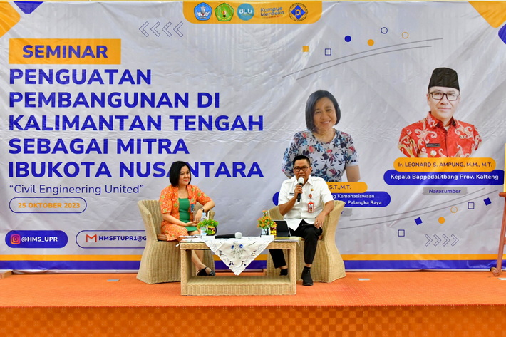 Kepala Bappedalitbang Prov. Kalteng Leonard. S. Ampung Sebagai Narasumber Dalam Seminar