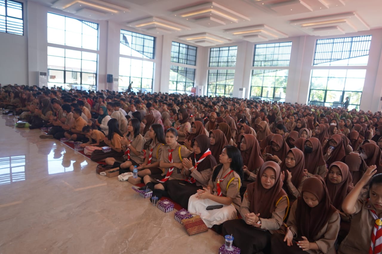 Gubernur Sugianto Sabran Bersama Wagub Edy Pratowo Hadiri Temu Akbar Bersama Pelajar dan Mahasiswa