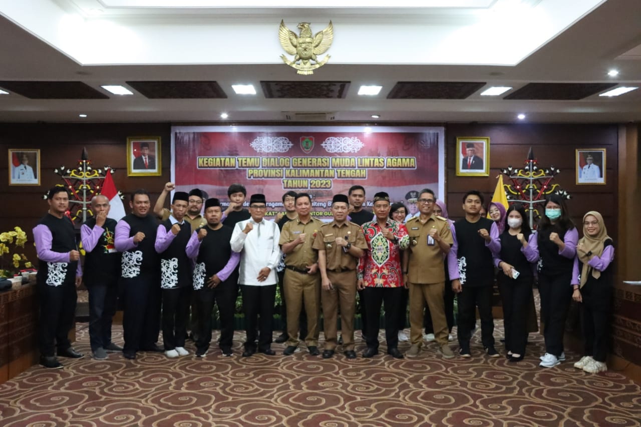 Sahli KSDM Buka Kegiatan Temu Dialog Generasi Muda Lintas Agama Provinsi Kalteng Tahun 2023