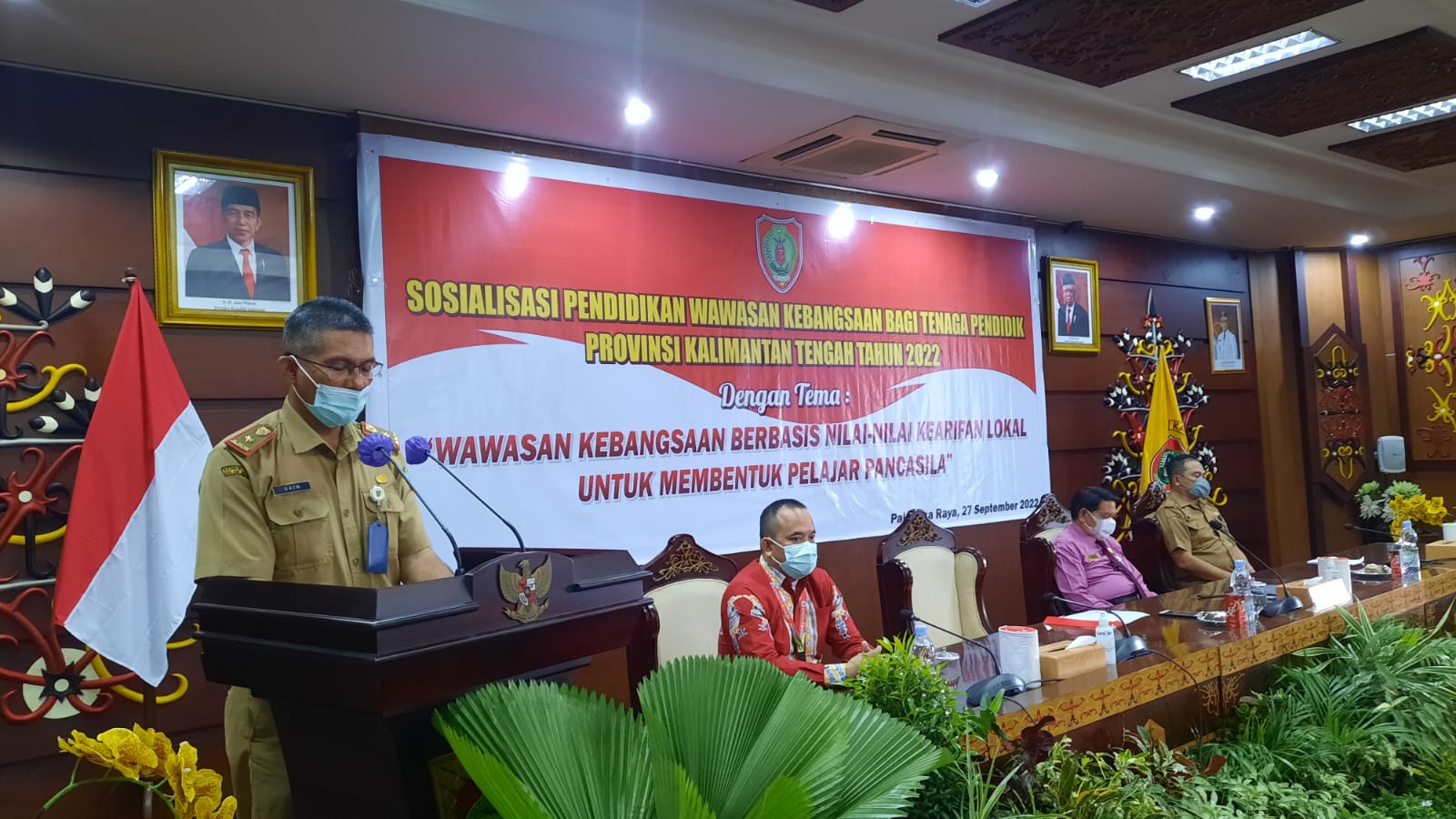 Sosialisasi Pendidikan Wawasan Kebangsaan Bagi Tenaga Pendidik Prov. Kalteng Tahun 2022