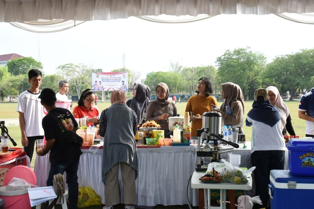 ASN dan Pegawai Kontrak di Lingkungan Pemprov Kalteng Ikuti Senam Pagi