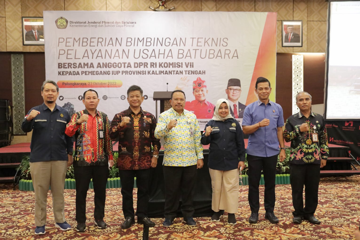 Pembinaan Dan Pengawasan Terpadu Mineral Dan Batubara Bersama Komisi VII DPR-RI Di Prov. Kalteng