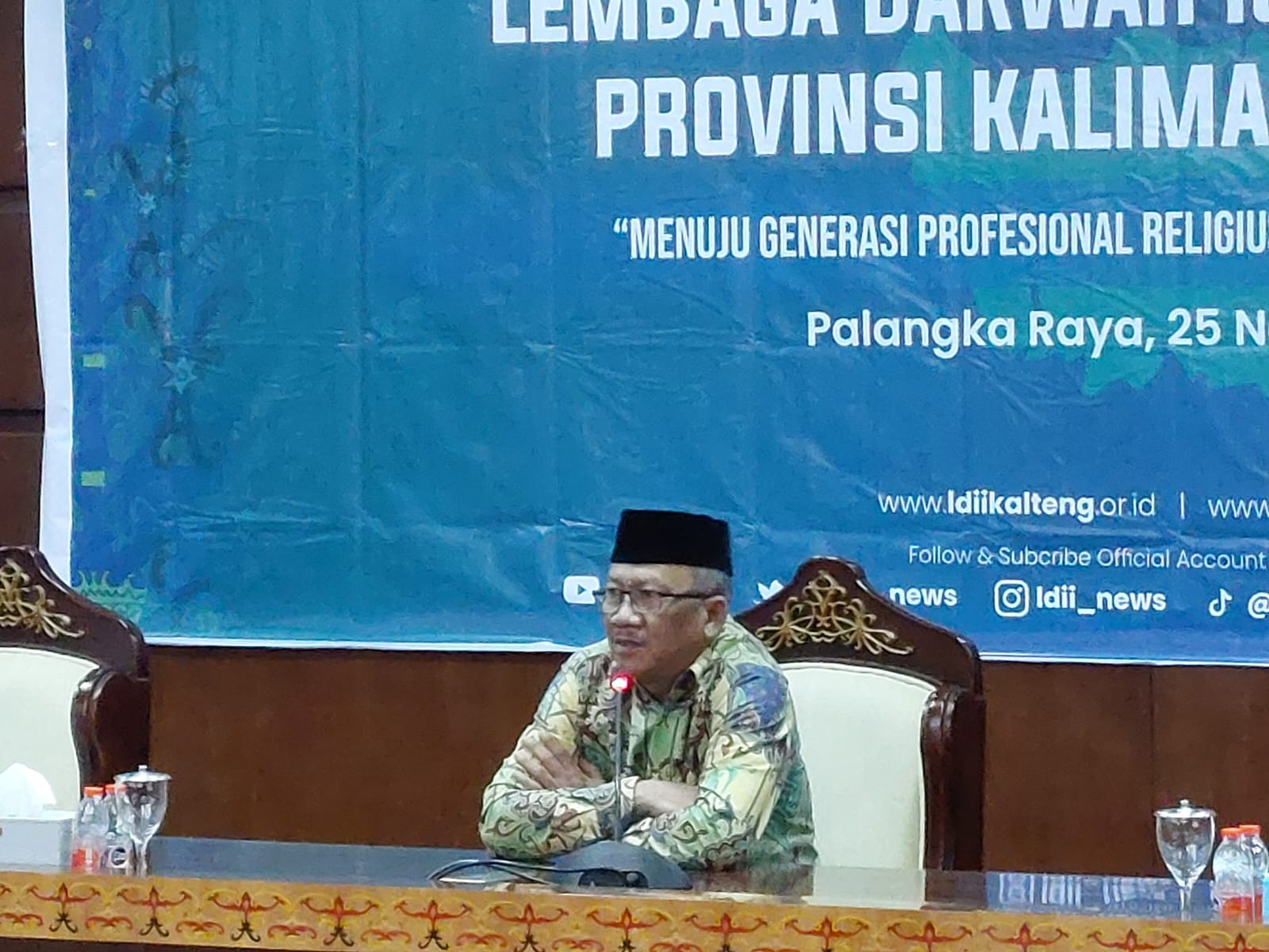 Kaban Kesbangpol Kalteng Katma F. Dirun Sampaikan Materi Pada Rakor Wilayah DPW LDII