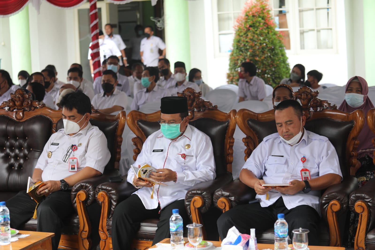 Pejabat Dan ASN Di Lingkup Pemprov Kalteng Melakukan Doa Bersama Ungkapan Belasungkawa Atas Kepergian Mendiang Dr. Ermal Subhan, ST, MT