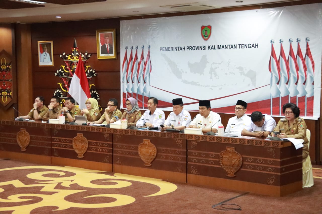 Pejabat Bupati dan Wali Kota seKalteng Hadiri Rakor Penjabat Kepala Daerah Bersama Menteri Dalam Negeri