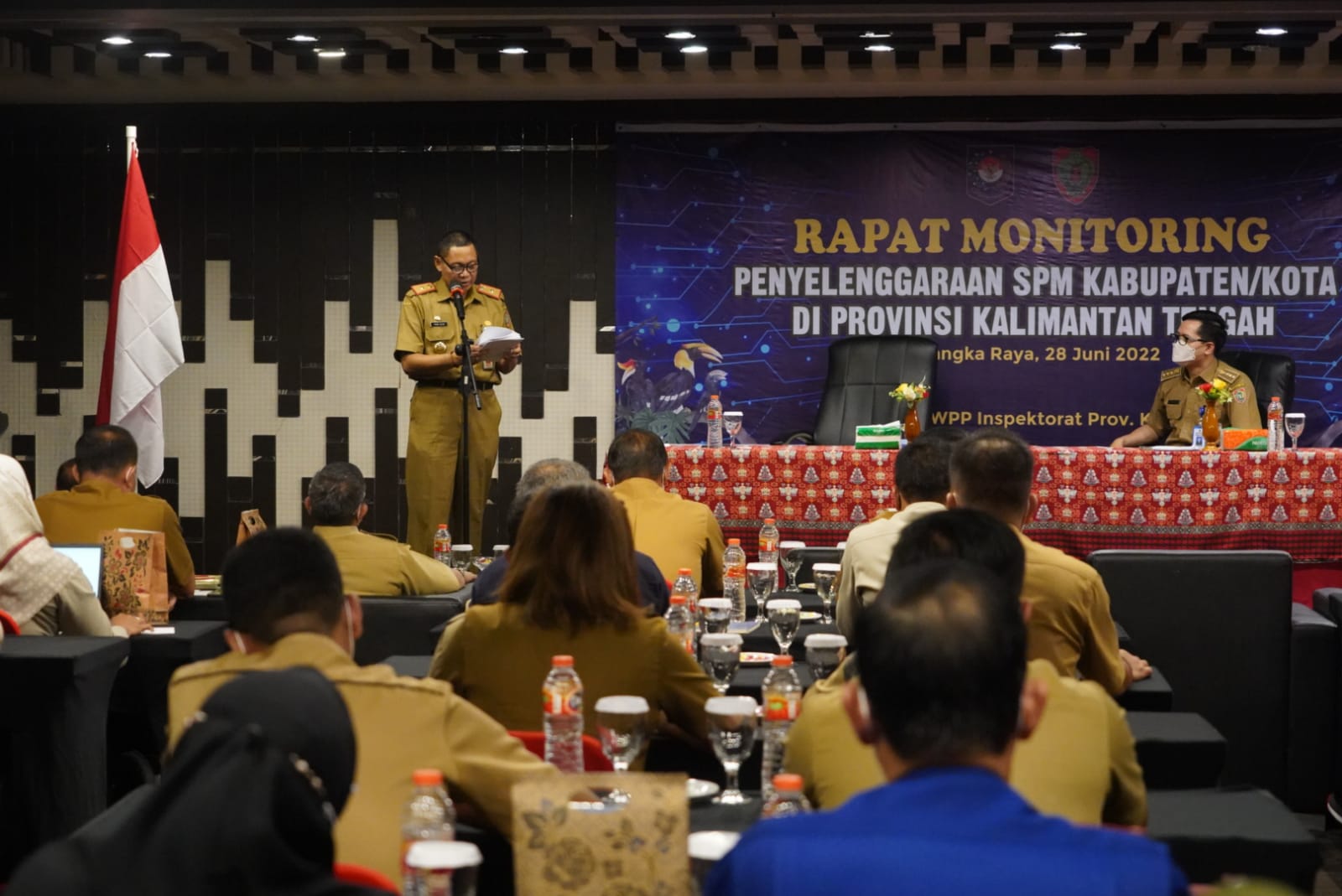 Rapat Monitoring Penyelenggaraan SPM Kab/Kota se-Kalteng