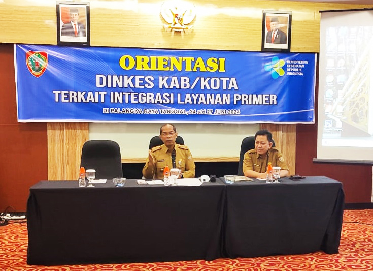 Dinkes Prov. Kalteng Gelar Orientasi Dinas Kesehatan Kabupaten/Kota Terkait Integritas Layanan Primer